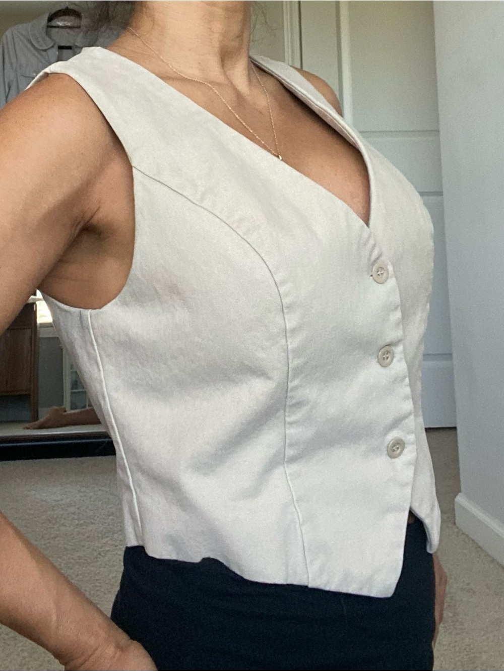 Astrid Waistcoat From The Australian Brand Ghanda Clothing.